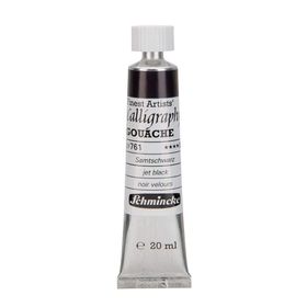 Schmincke Calligraphy Gouache No:761 Jet Black Artist 20 ml Tüp Guaj Boya