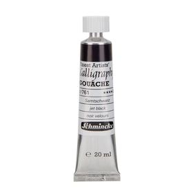 Schmincke Calligraphy Gouache No:761 Jet Black Artist 20 ml Tüp Guaj Boya