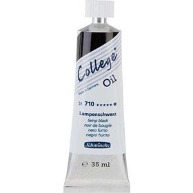 Schmincke College Oil 35 ml Lamp Black Yağlı Boya