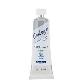 Schmincke College Oil 35 ml Silver Yağlı Boya