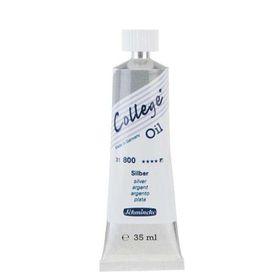 Schmincke College Oil 35 ml Silver Yağlı Boya