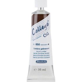 Schmincke College Oil No:650 Burnt Umber 35 ml Yağlı Boya