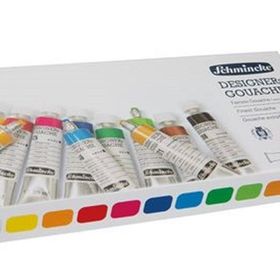 Schmincke HKS Designers' Gouache 12x20 ml Guaj Boya Ahşap Kutu Set