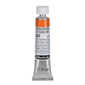 Schmincke HKS Designers' Gouache No.207 Cadmium Yellow Deep 20 ML Tüp Guaj Boya