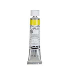 Schmincke HKS Designers' Gouache No:202 Lemon Yellow 20 ML Tüp Guaj Boya