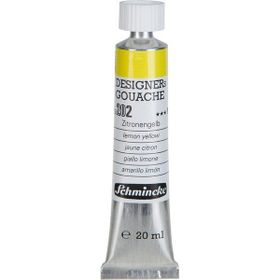 Schmincke HKS Designers' Gouache No:202 Lemon Yellow 20 ML Tüp Guaj Boya