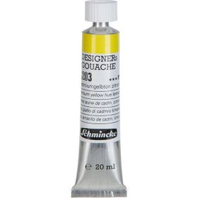 Schmincke HKS Designers' Gouache No:203 Cadmium Yellow Lemon 20 ML Tüp Guaj Boya