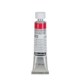 Schmincke HKS Designers' Gouache No:313 Geranium Red 20 ML Tüp Guaj Boya