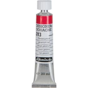 Schmincke HKS Designers' Gouache No:313 Geranium Red 20 ML Tüp Guaj Boya