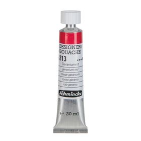 Schmincke HKS Designers' Gouache No:313 Geranium Red 20 ml Tüp Guaj Boya