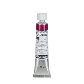 Schmincke HKS Designers' Gouache No:318 Bordeaux 20 ML Tüp Guaj Boya