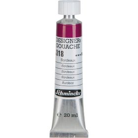 Schmincke HKS Designers' Gouache No:318 Bordeaux 20 ML Tüp Guaj Boya