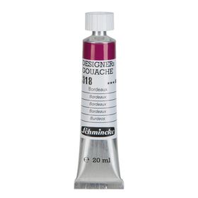 Schmincke HKS Designers' Gouache No:318 Bordeaux 20 ml Tüp Guaj Boya