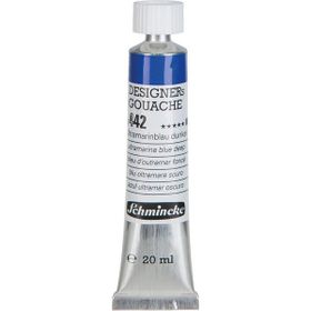 Schmincke HKS Designers' Gouache No:442 Ultramarine Blue Deep 20 ML Tüp Guaj Boya