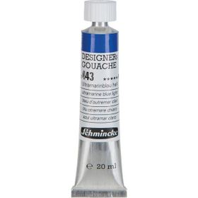 Schmincke HKS Designers' Gouache No:443 Ultramarine Blue Light 20 ML Tüp Guaj Boya