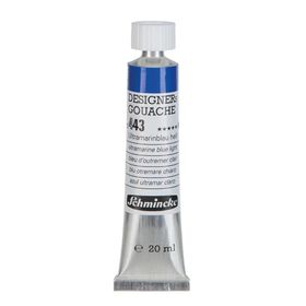 Schmincke HKS Designers' Gouache No:443 Ultramarine Blue Light 20 ml Tüp Guaj Boya