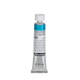 Schmincke HKS Designers' Gouache No:551 Turquoise Bluish 20 ML Tüp Guaj Boya
