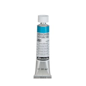 Schmincke HKS Designers' Gouache No:551 Turquoise Bluish 20 ml Tüp Guaj Boya