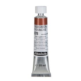 Schmincke HKS Designers' Gouache No:678 Burnt Sienna 20 ML Tüp Guaj Boya