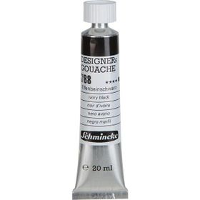 Schmincke HKS Designers' Gouache No:788 Ivory Black 20 ML Tüp Guaj Boya