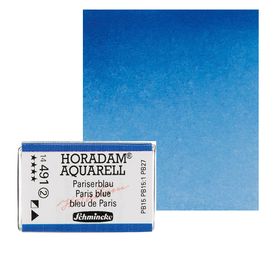 Schmincke Horadam 491 Paris Blue Tam Tablet Sulu Boya