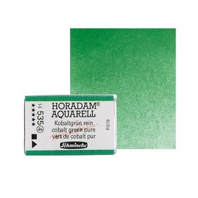 Schmincke Horadam 535 Cobalt Green Pure Tam Tablet Sulu Boya