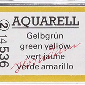 Schmincke Horadam 536 Green Yellow Tam Tablet Sulu Boya