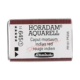 Schmincke Horadam 645 Indian Red Tam Tablet Sulu Boya