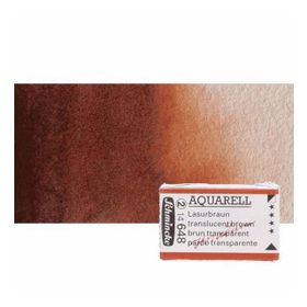 Schmincke Horadam 648 Transparent Brown Tam Tablet Sulu Boya