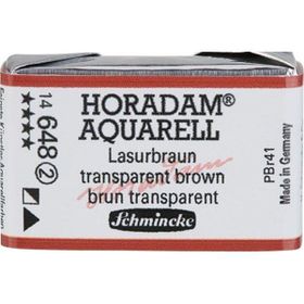 Schmincke Horadam 648 Transparent Brown Tam Tablet Sulu Boya