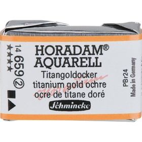 Schmincke Horadam 659 Titan Goldocker Tam Tablet Sulu Boya