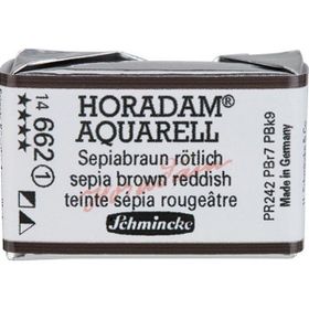 Schmincke Horadam 662 Sepia Brown Reddish Tam Tablet Sulu Boya