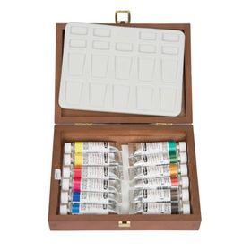 Schmincke Horadam Ahşap Kutu Artist 12x15 ml Sulu Boya Seti