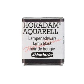 Schmincke Horadam Aquarell Artist Lamp Black 1/2 Tablet Sulu Boya