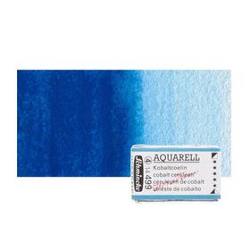 Schmincke Horadam Aquarell S.4 Artist Tam Tablet 499 Cobalt Cerulean Sulu Boya