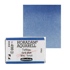 Schmincke Horadam Artist Tam Tablet 498 Dark Blue Sulu Boya