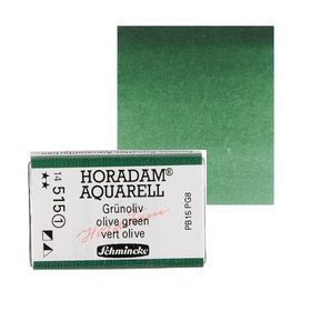 Schmincke Horadam Artist Tam Tablet 515 Olive Green Sulu Boya