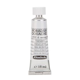 Schmincke Horadam Gouache No:102 Titanium White Artist Seri 1 15 ml Guaj Boya