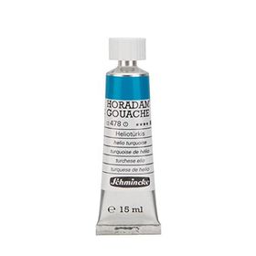 Schmincke Horadam Gouache No:478 Helio Turquoise Artist Seri 1 15 ml Guaj Boya