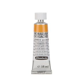 Schmincke Horadam Gouache No:640 Titanium Gold Ochre Artist Seri 1 15 ml Guaj Boya