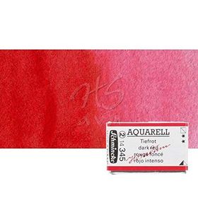 Schmincke Horadam Seri 2 Tam Tablet 345 Dark Red Sulu Boya