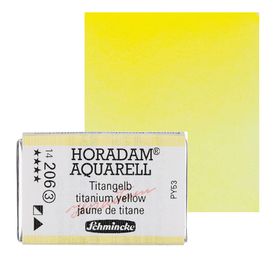 Schmincke Horadam Seri 3 Tam Tablet 206 Titanium Yellow Sulu Boya