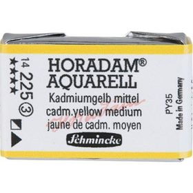 Schmincke Horadam Tam Tablet 225 Cadmium Yellow Medium Sulu Boya