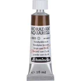 Schmincke Horadam Tüp Seri 1 No:669 Vandyke Brown 15 ml Sulu Boya