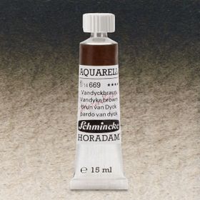 Schmincke Horadam Tüp Seri 1 No:669 Vandyke Brown 15 ml Sulu Boya