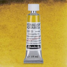 Schmincke Horadam Tüp Seri 3 No:537 Transparent Green Gold 15 ml Sulu Boya