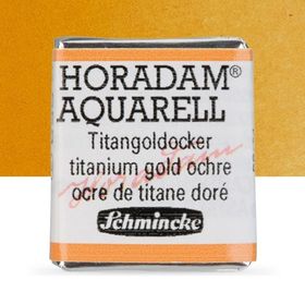 Schmincke Horadam Yarım Tablet Titanium Gold Ochre Sulu Boya