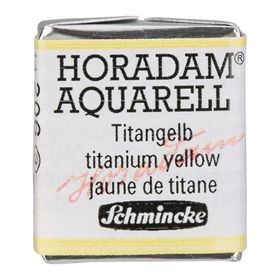 Schmincke Horadam Yarım Tablet Titanium Yellow Sulu Boya