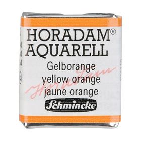 Schmincke Horadam Yarım Tablet Yellow Orange Sulu Boya