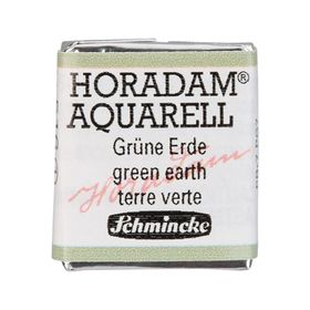 Schmincke Horadam Yarım Tablet Yeşil Toprak Umber Sulu Boya